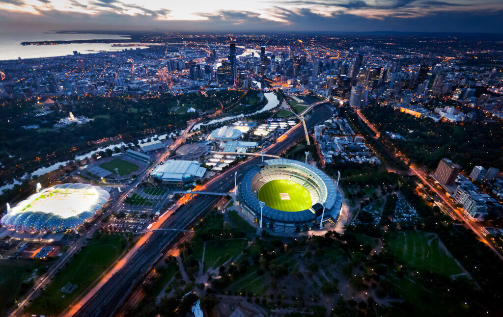 Traffix Group Victoria - Melbourne Aerial View over MCG